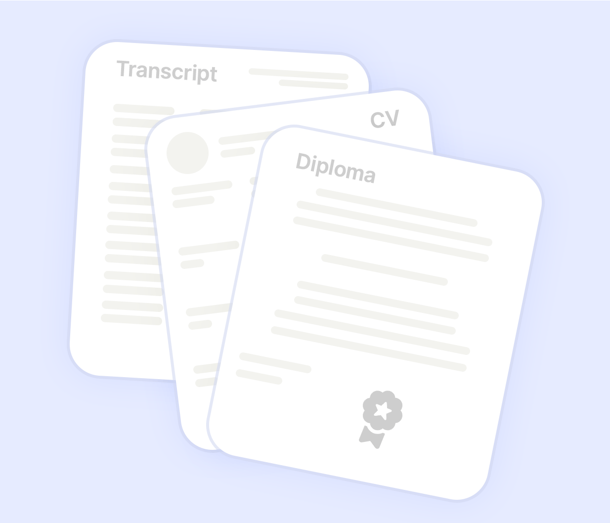 A transcript, CV, and diploma reviewed for a specialty occupation analysis